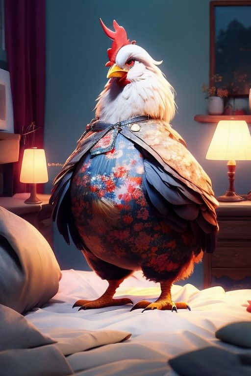 absurdres,1boy,solo,*****,incredibly absurdres,reality,<lora:chicken:1>,chicken,upper_body,