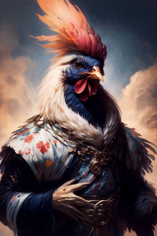 absurdres,1boy,solo,*****,incredibly absurdres,reality,<lora:chicken:1>,chicken,upper_body,