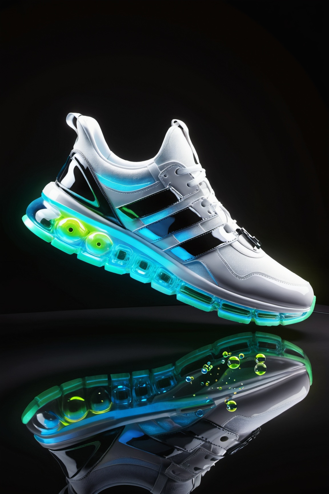 ultra-detailed,  sneakers,  bioluminescent on Tensor.Art