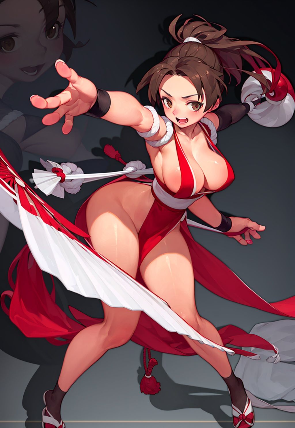 1girl,  shiranui mai,  solo on Tensor.Art