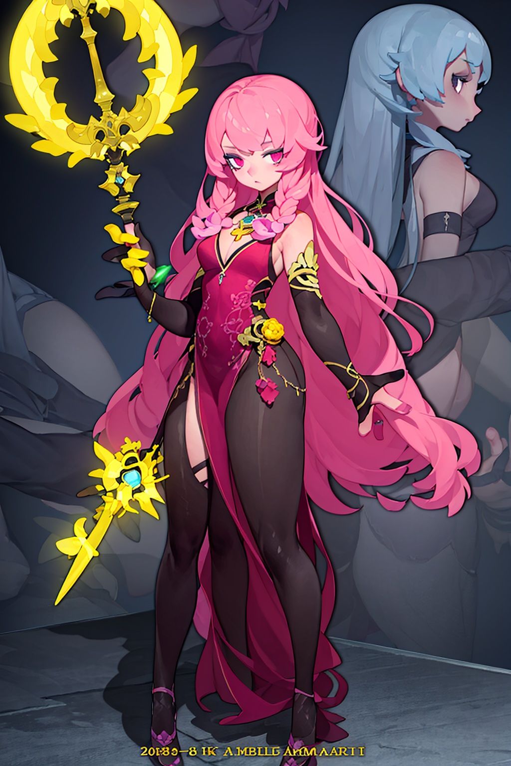 masterpiece,best quality,1girl,exquisite details,<lora:2qhuafeng-000008:0.7>, anime key visual, Cybergoth Art, landscape of a Heavenly (Siem Reap:1.2) from inside of a Tamriel, Greco-Roman dungeon, Stormy weather, Vivid, F/5, Folded Wool, 8K,HDR