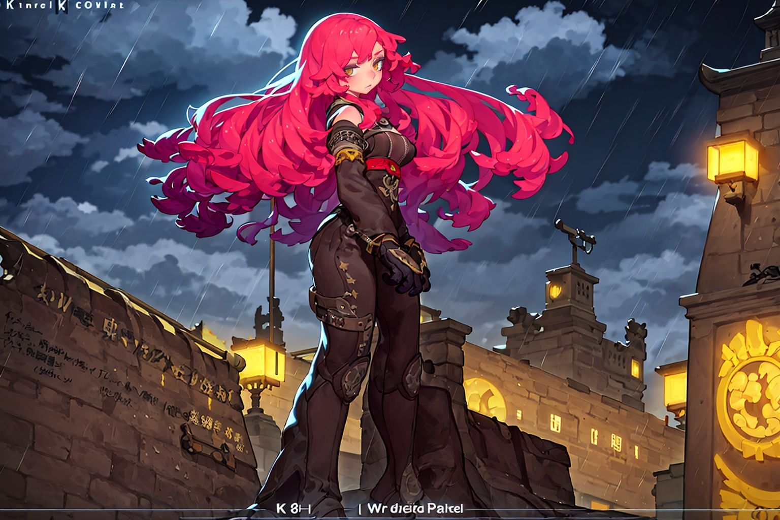 masterpiece,best quality,<lora:2qhuafeng-000008:0.8>1girl, stylized by Gordon Parks, anime key visual, Steampunk Art, landscape of The Great Sand Dunes from inside of a Dubrovnik City Walls, Stormy weather, 50mm, Movie concept art, Best quality, 8K,HDR