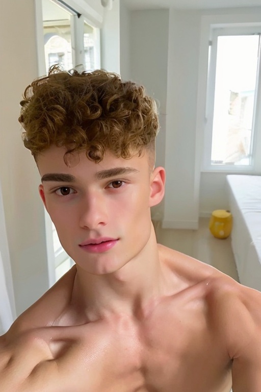 romeo_twink selfie at home,  sharp focus,  detailed face on Tensor.Art