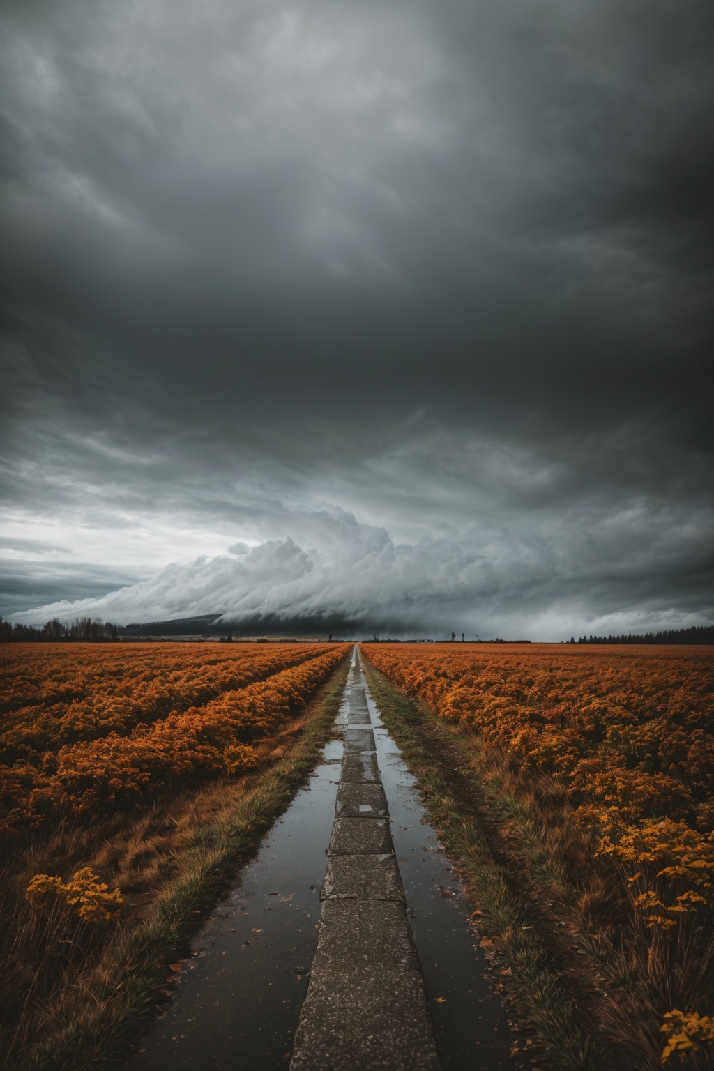 photo of landscape,  rainy weather,  8k uhd on Tensor.Art