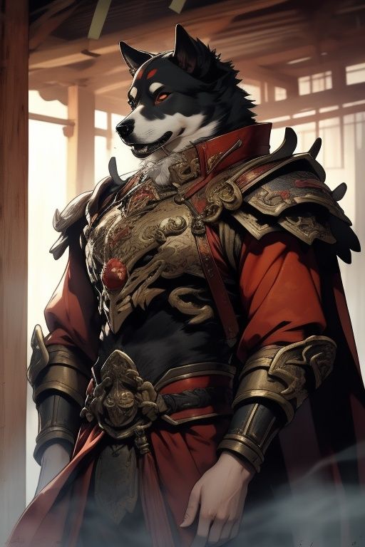 absurdres,1boy,solo,*****,incredibly absurdres,reality,<lora:dog:0.8>,dog,armor,Chinese Rural Dog,full_shot,