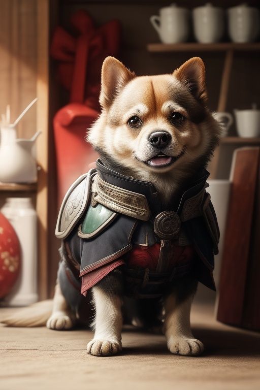 absurdres,1boy,solo,*****,incredibly absurdres,reality,<lora:dog:0.8>,dog,armor,Chinese Rural Dog,full_shot,