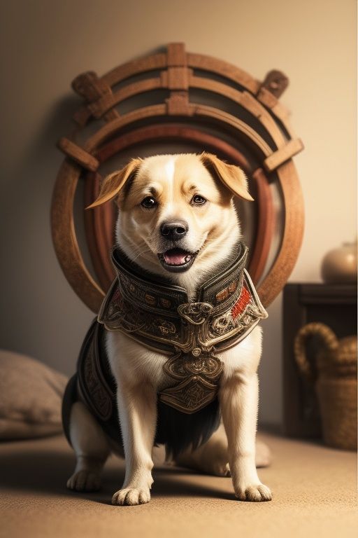 absurdres,1boy,solo,*****,incredibly absurdres,reality,<lora:dog:0.8>,dog,armor,Chinese Rural Dog,full_shot,