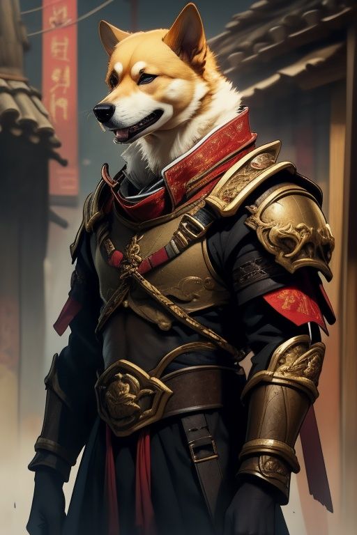 absurdres,1boy,solo,*****,incredibly absurdres,reality,<lora:dog:0.8>,dog,armor,Chinese Rural Dog,full_shot,