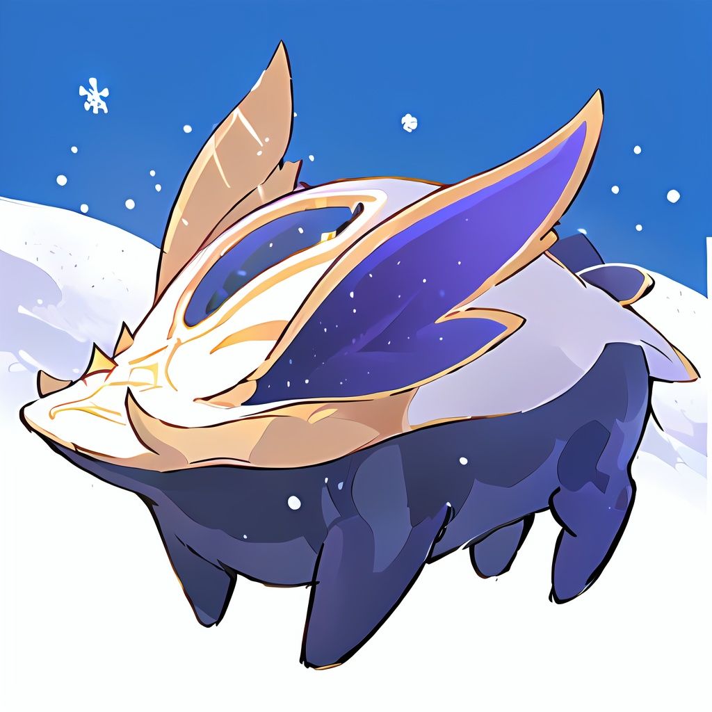  masterpiece,(snowfield:1.4),(sky:1.4),solo,no humans,full body,pokemon \(creature\),