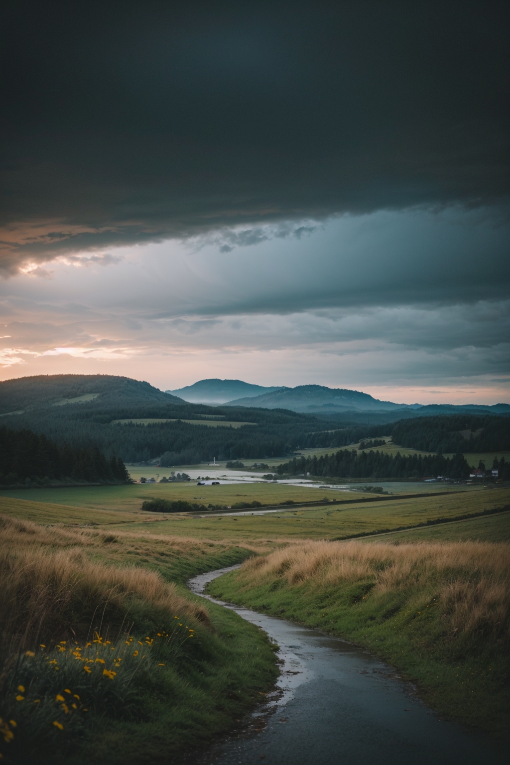 photo of landscape,  rainy weather,  8k uhd by ArtAIAlchemy on Tensor.Art