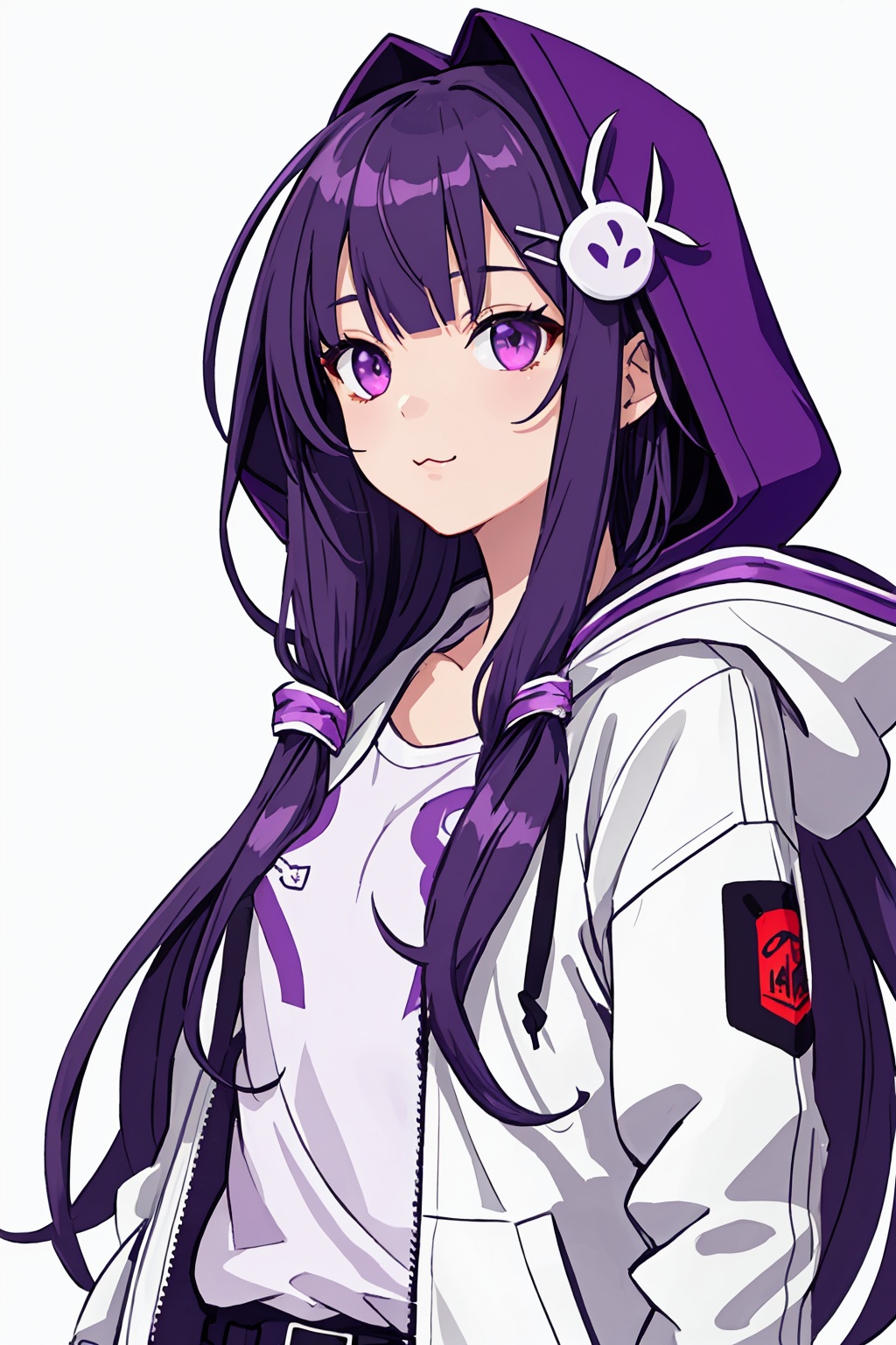 (hyper detailed),  1girl,  purple hair by mooyou on Tensor.Art