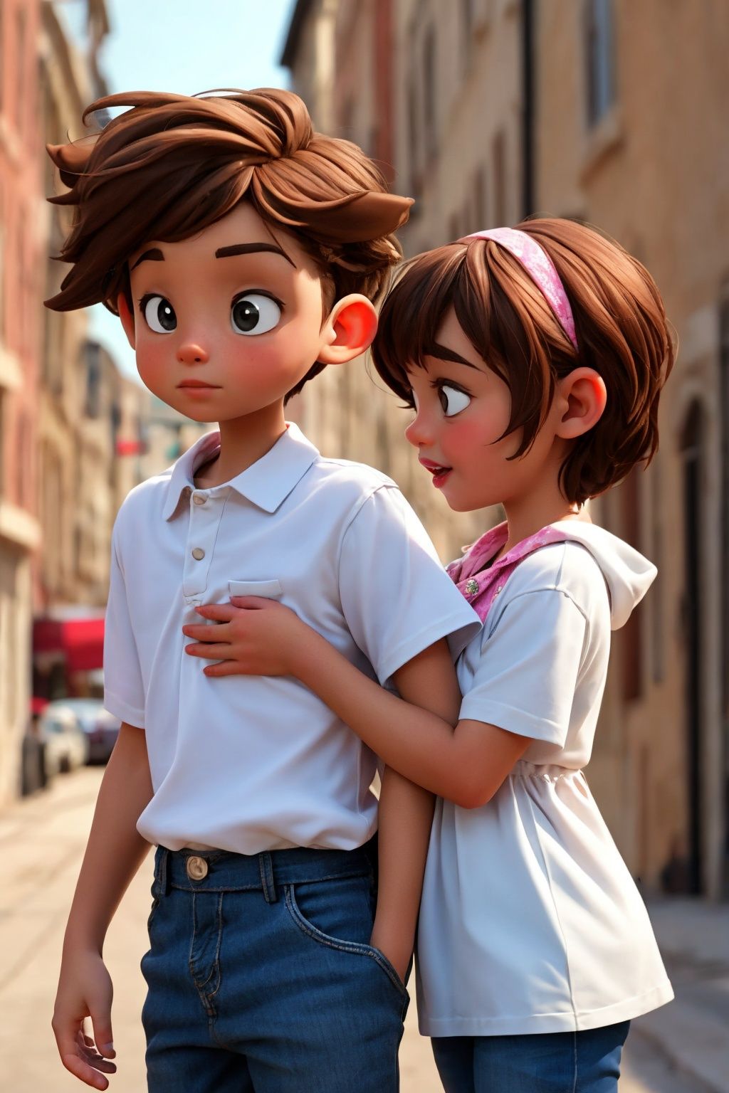 1boy,1girl,interaction,