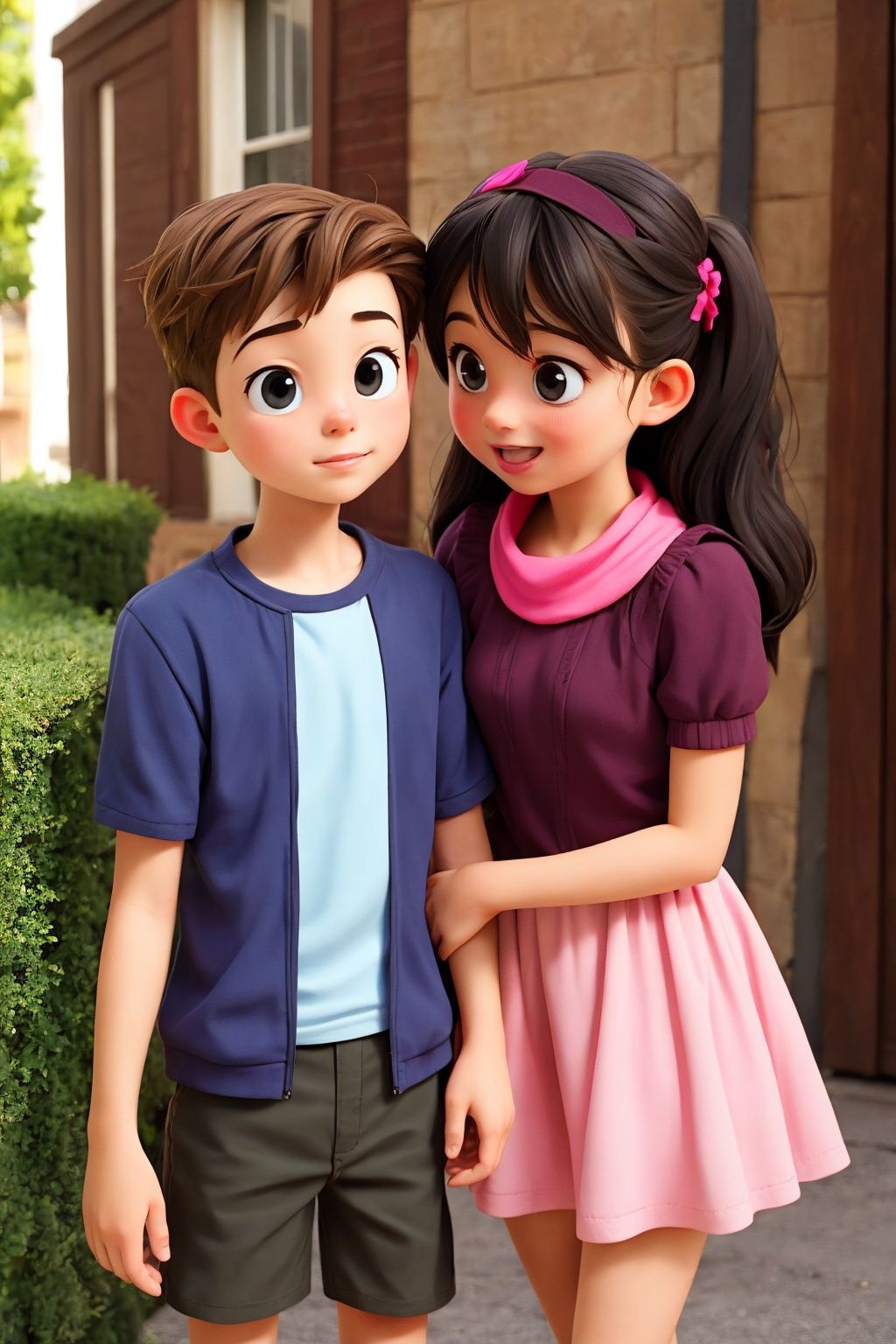1boy,1girl,interaction,