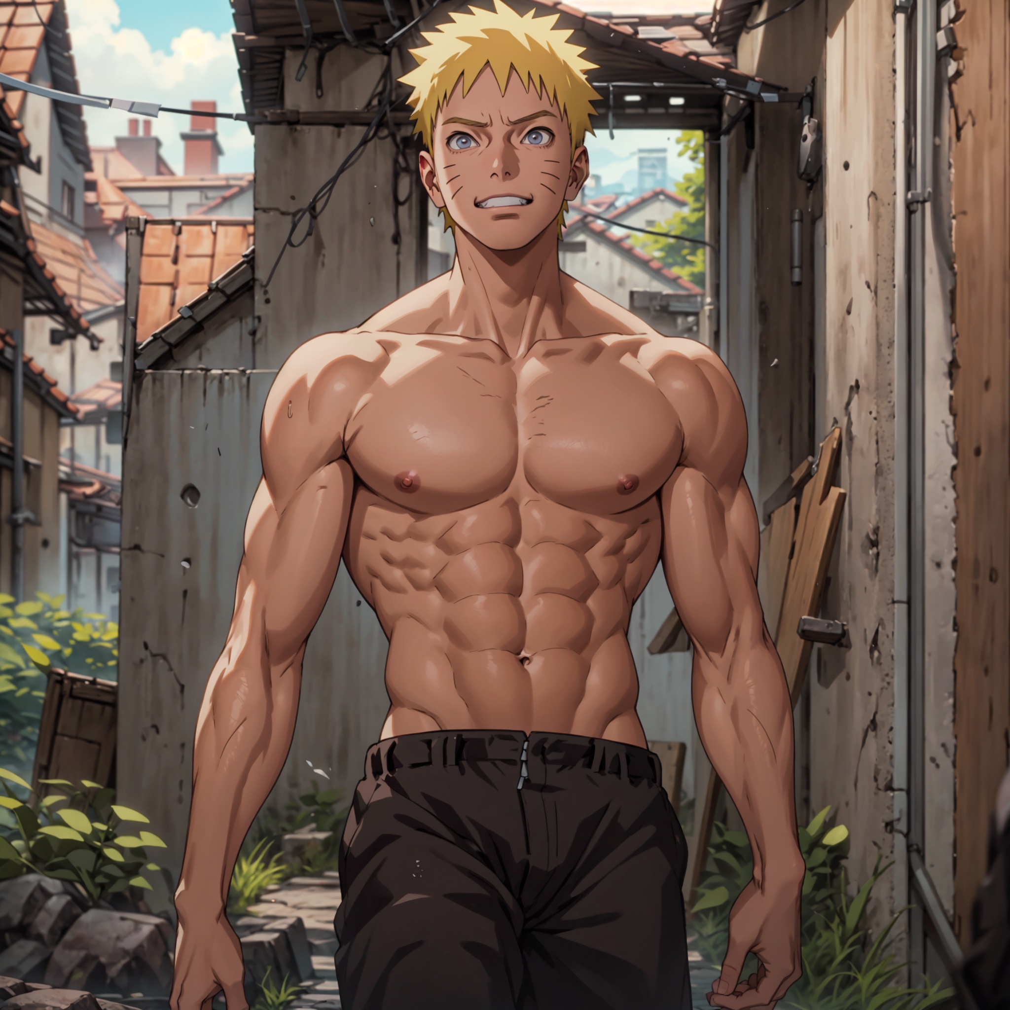 Uzumaki Naruto,  Ángulo de película,  （Chico encantador on Tensor.Art
