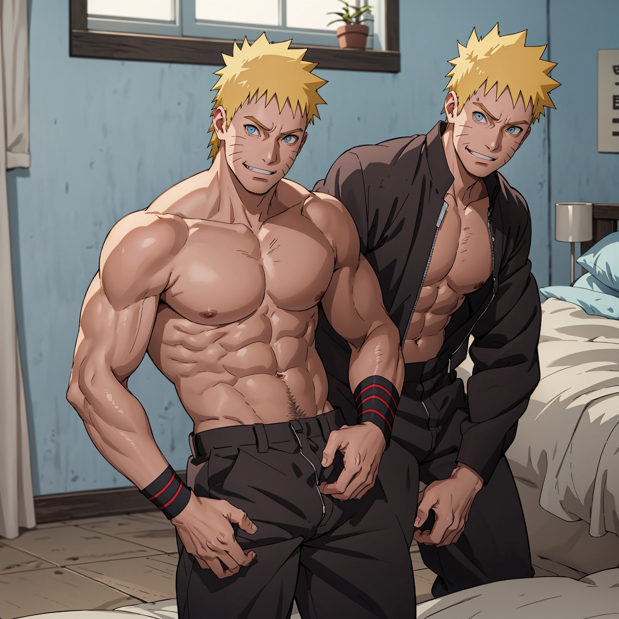 Naruto uzumaki,  1 voy,  Chico musculoso alto on Tensor.Art