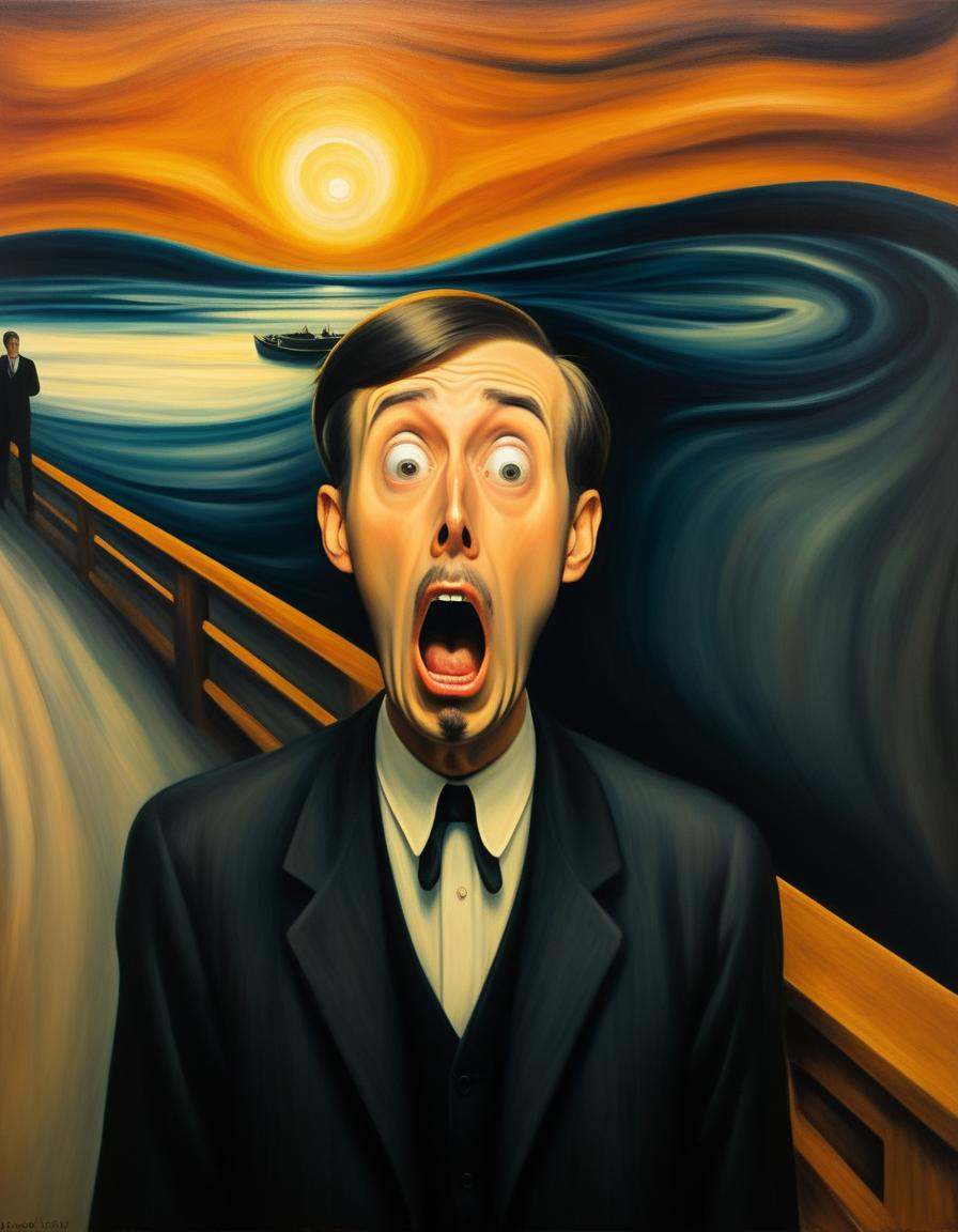 in the style of Edvard Munch,  Edvard Munch style,  Edvard Munch art on Tensor.Art