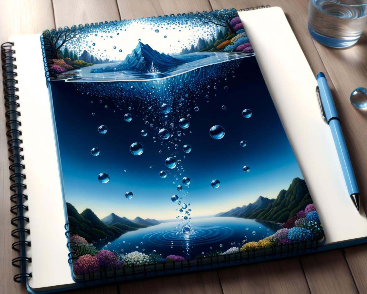 Surrealist art drawn,  neural pointillism,  detailed digital artwork on Tensor.Art