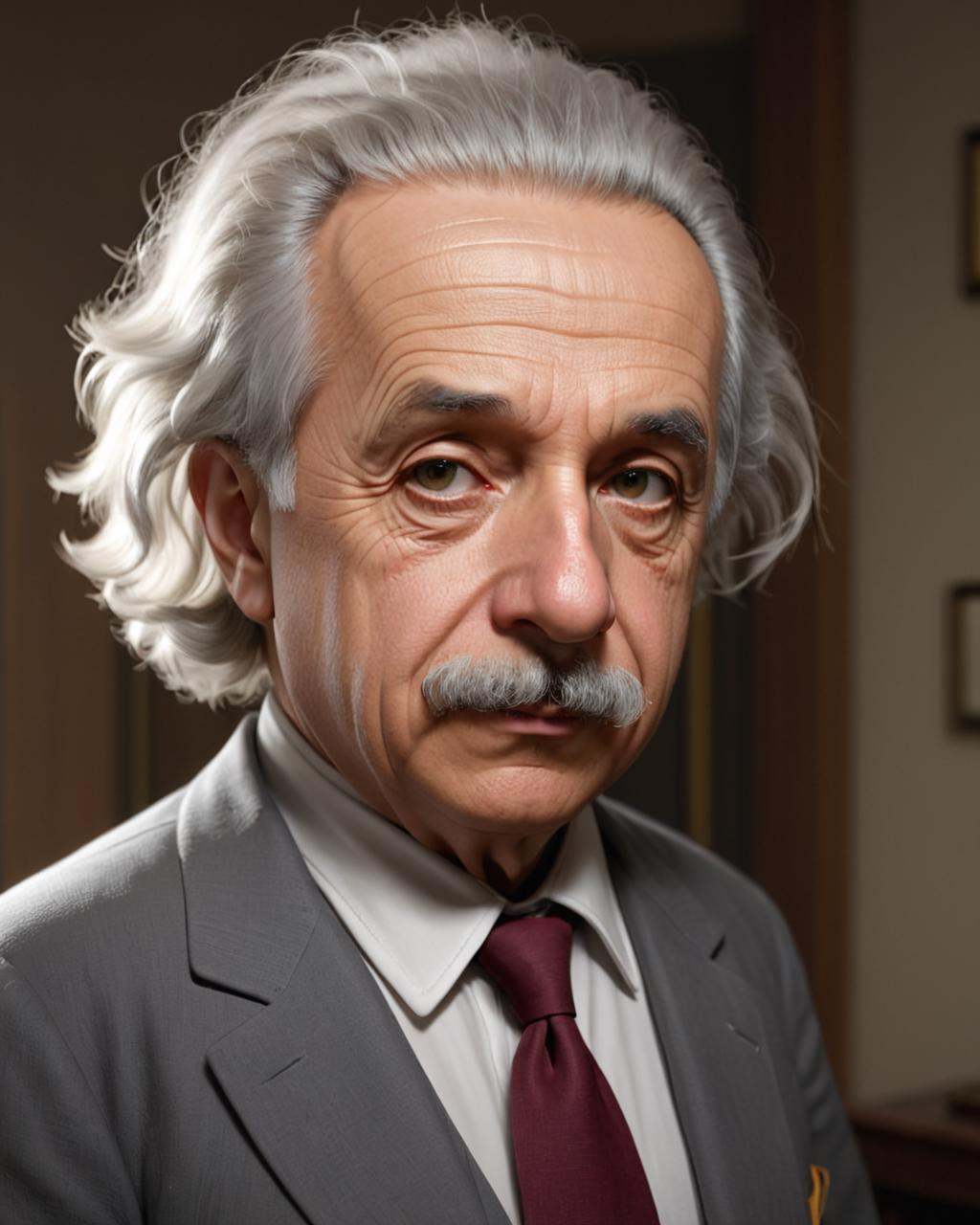 concept art albert einstein 3d model,  houdini 3 d render,  houdini render on Tensor.Art