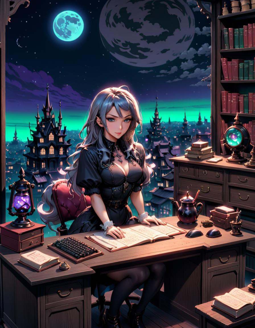 anime artwork ,  anime key visual,  Witchcore on Tensor.Art