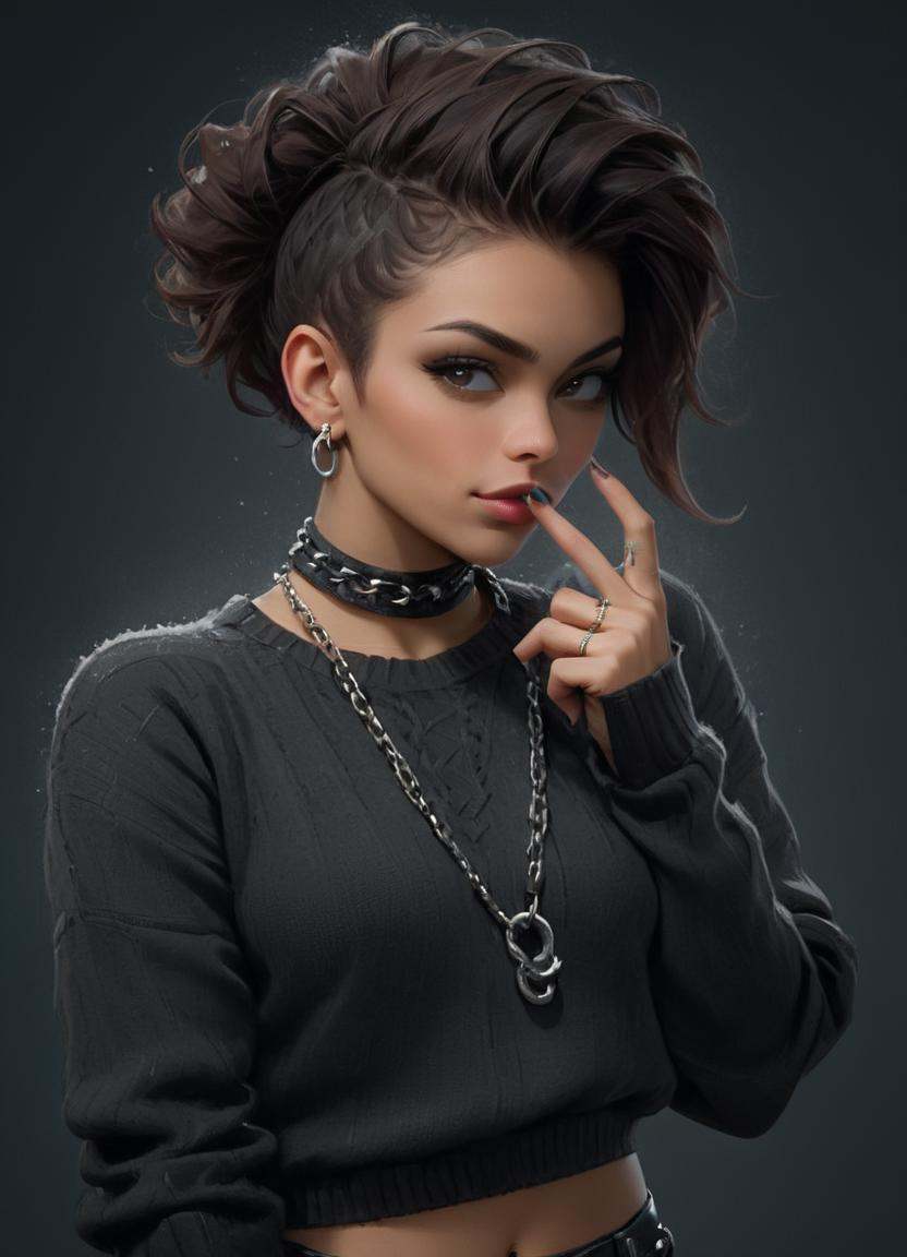 Grunge style ,  stylized by Leanne Surfleet,  Cycles render on Tensor.Art