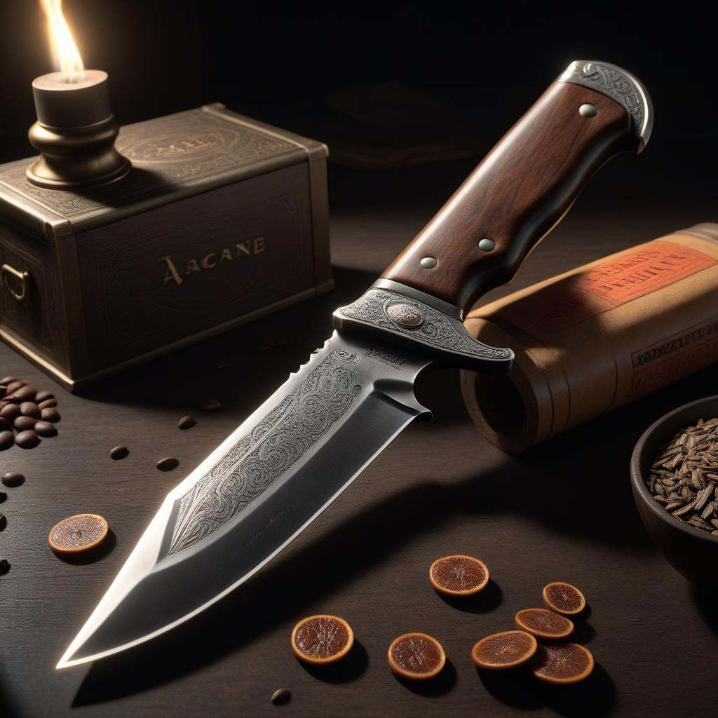 professional 3d model octane render,  insane details,  Loathsome knife design on Tensor.Art