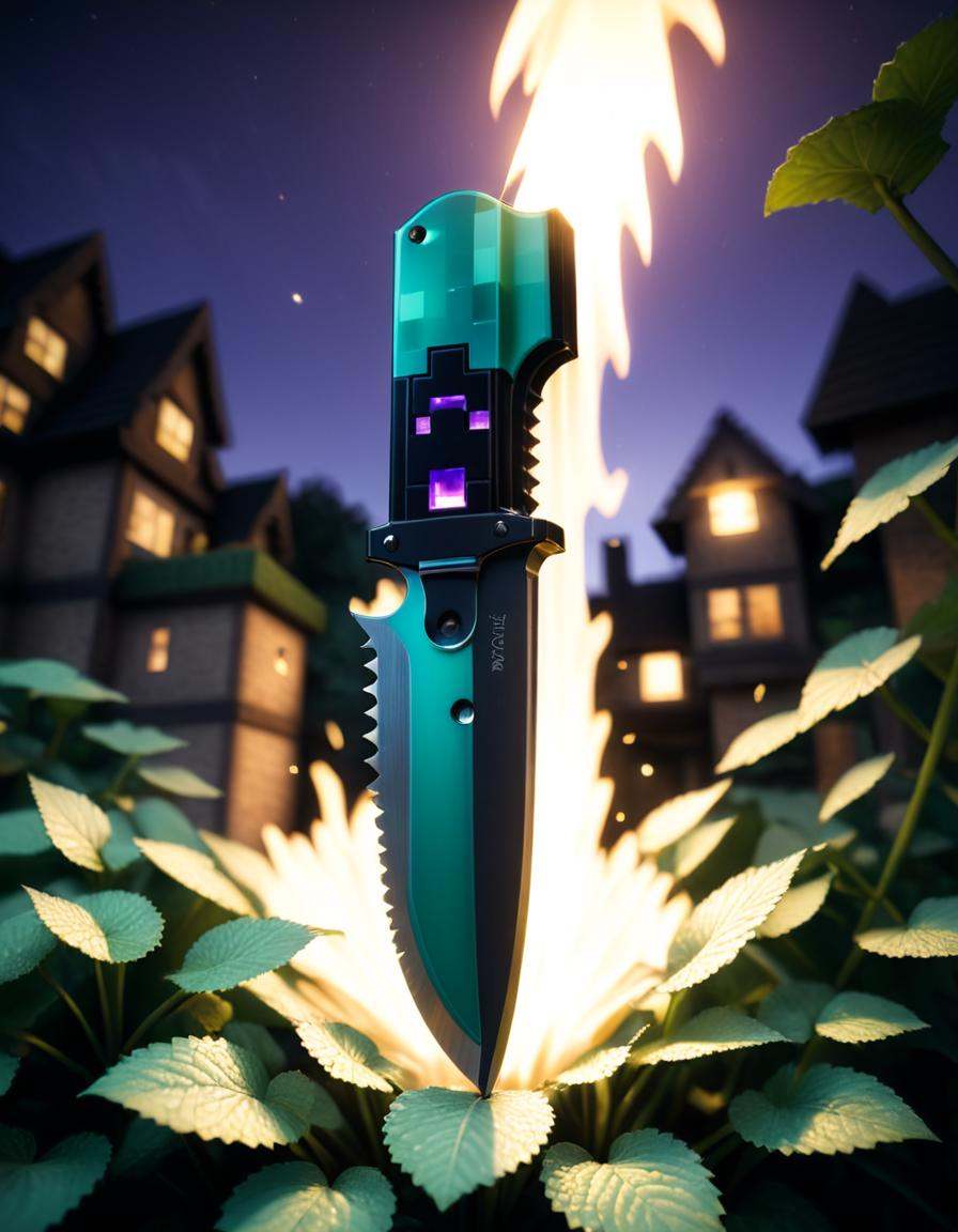 cinematic photo minecraft,  photograph,  Golden ratio on Tensor.Art