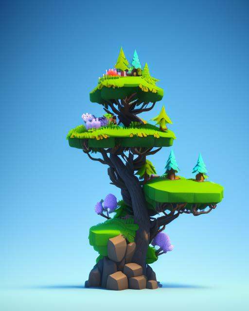 quality a background,  poly art,  in render on Tensor.Art