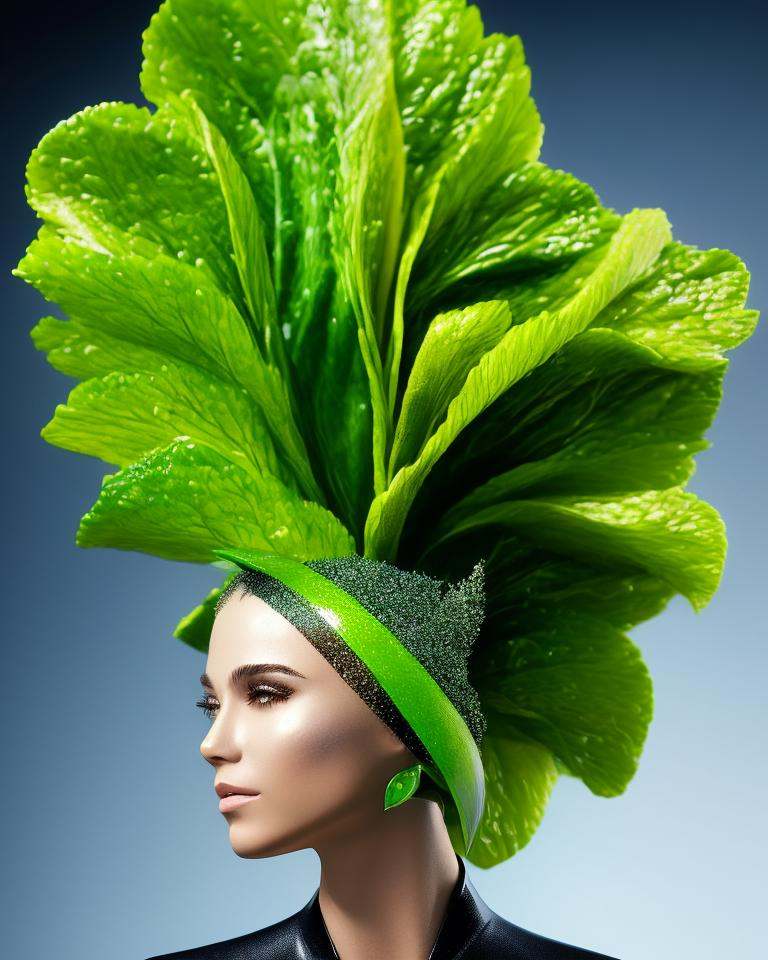 a brochure with a bunch of green leaves on it,  amazing food illustration,  by Etienne Delessert on Tensor.Art