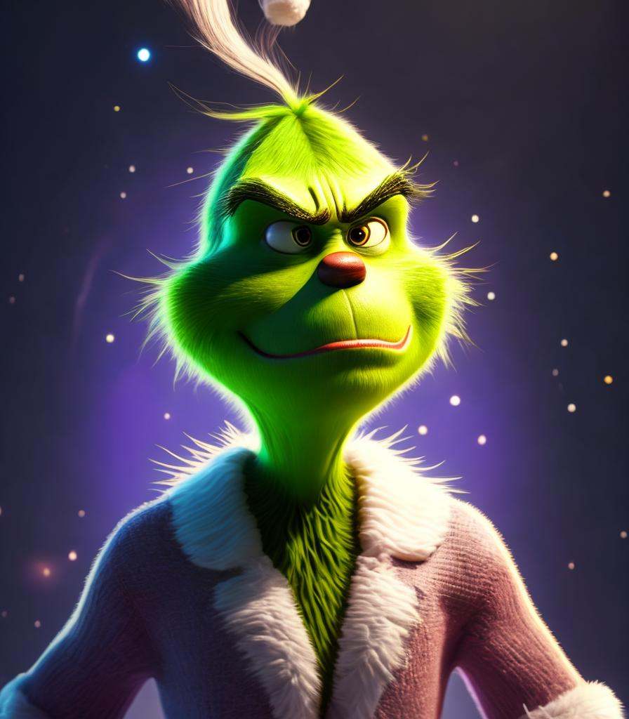 octane render,  The Grinch on Tensor.Art