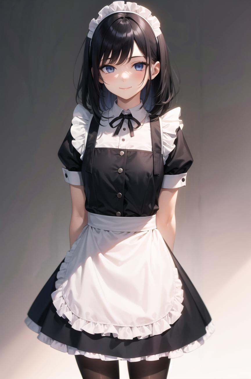 1girl,  maid,  standing by ishiwatafox117 on Tensor.Art