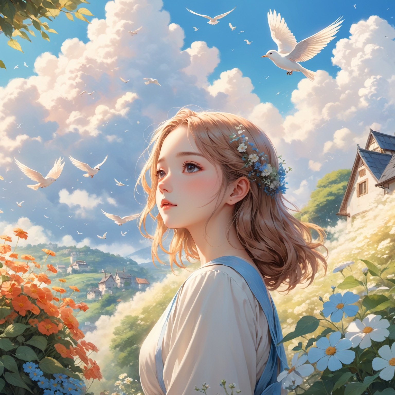 illustration,  1girl,  cute girl by Shopon_skp on Tensor.Art