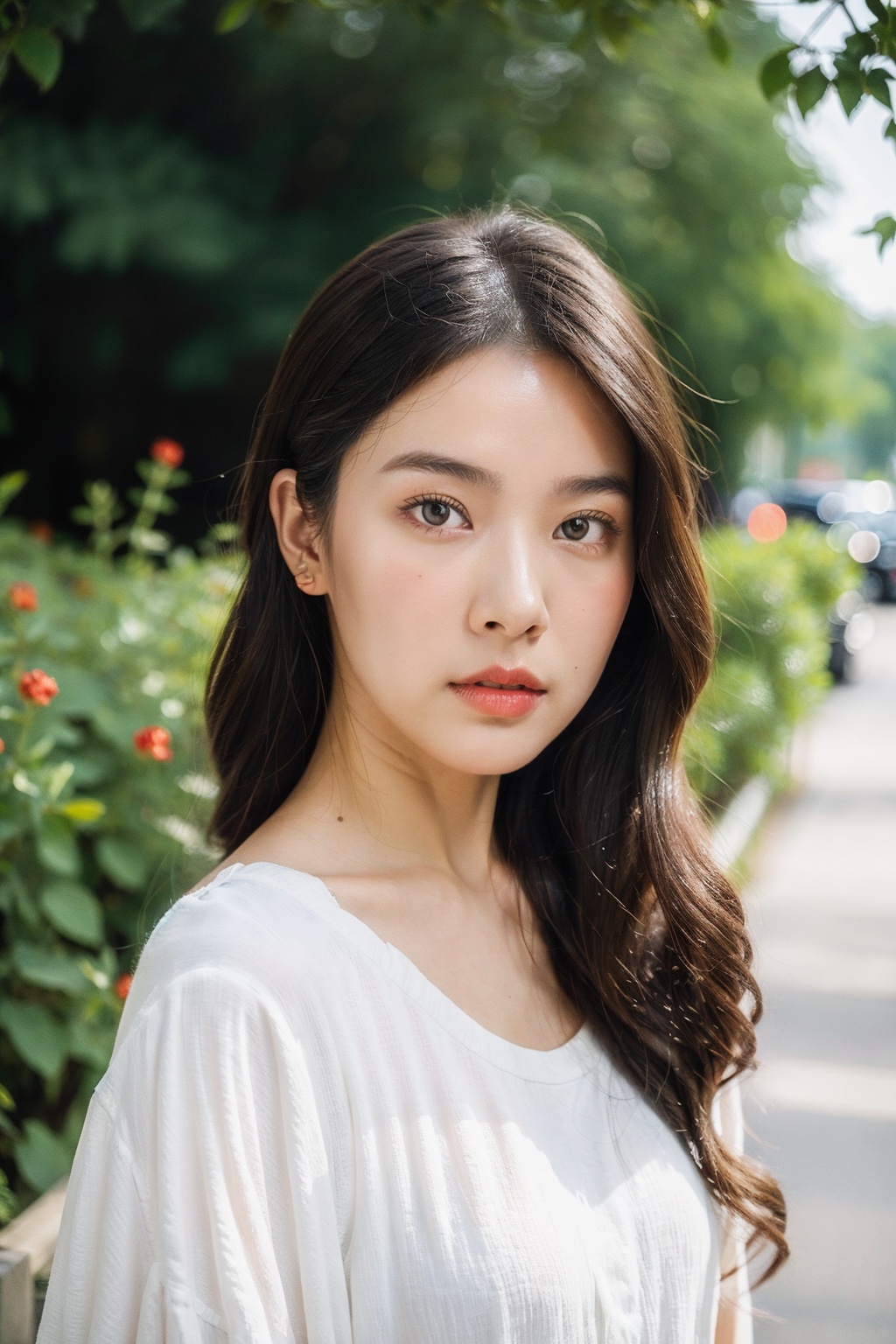 RAW photo,  a portrait photo of girl in casual clothes,  natural skin on Tensor.Art