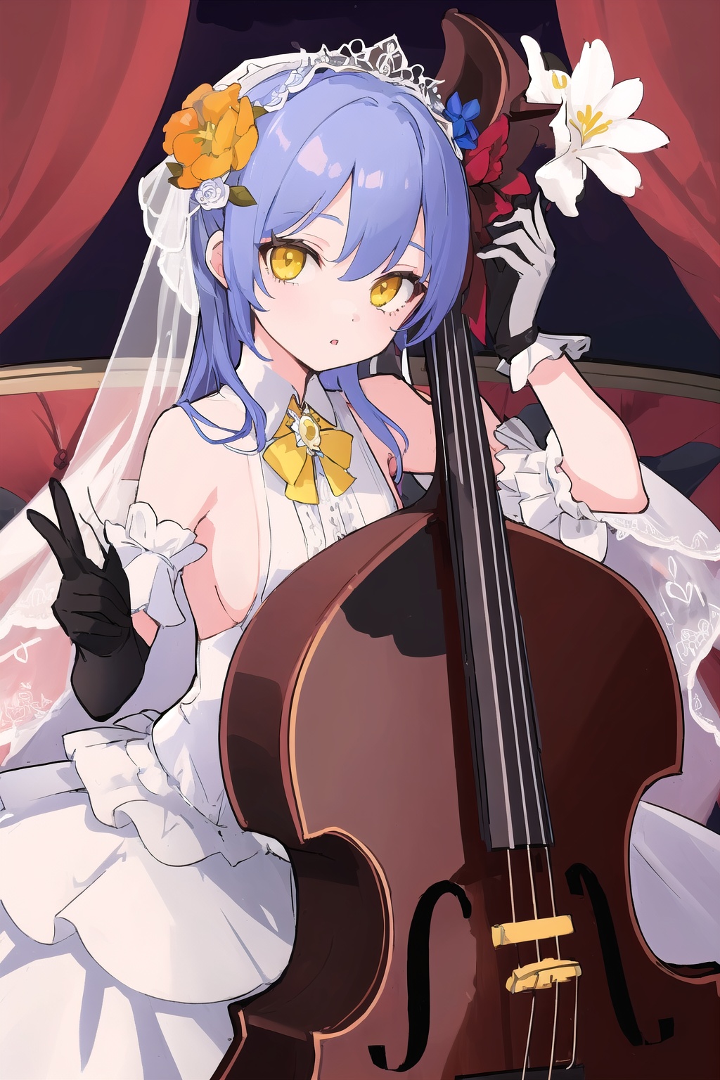 1girl,  backless dress,  couch on Tensor.Art