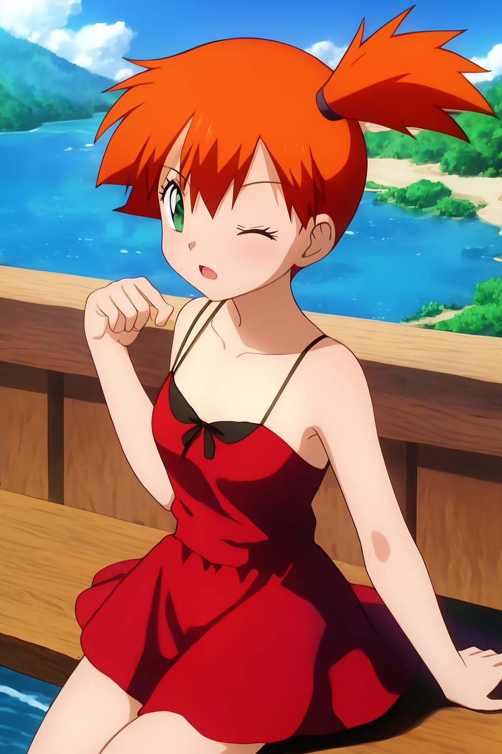 misty,  1girl,  solo by SysDeep on Tensor.Art