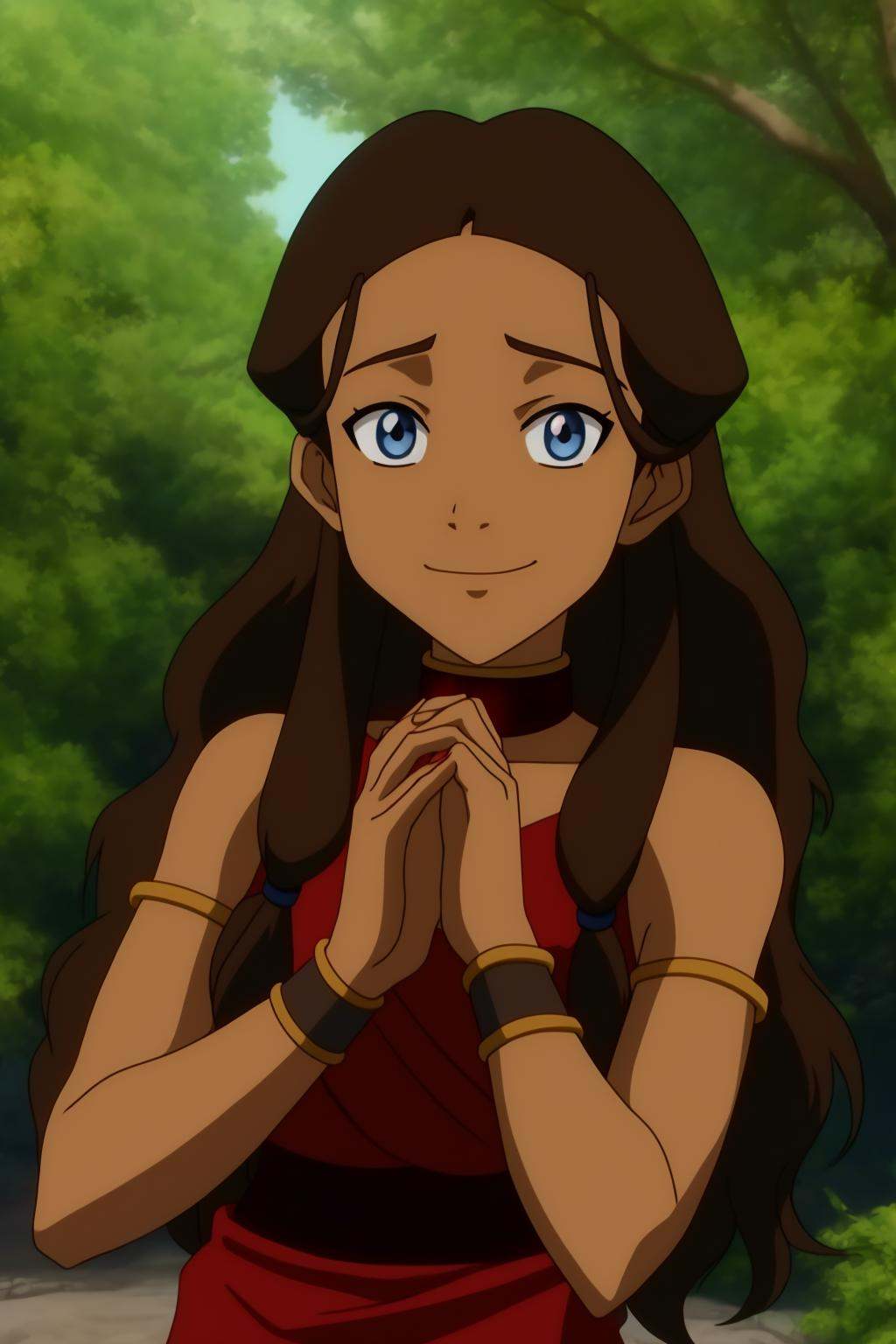 katara,  catoon_style,  1girl on Tensor.Art