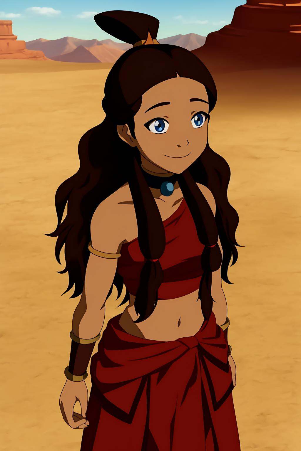 katara,  catoon_style,  1girl on Tensor.Art