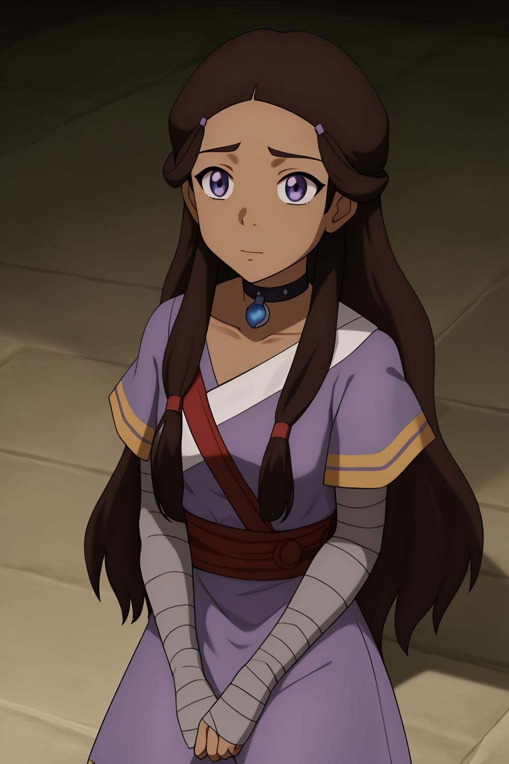 katara,  1girl,  solo on Tensor.Art