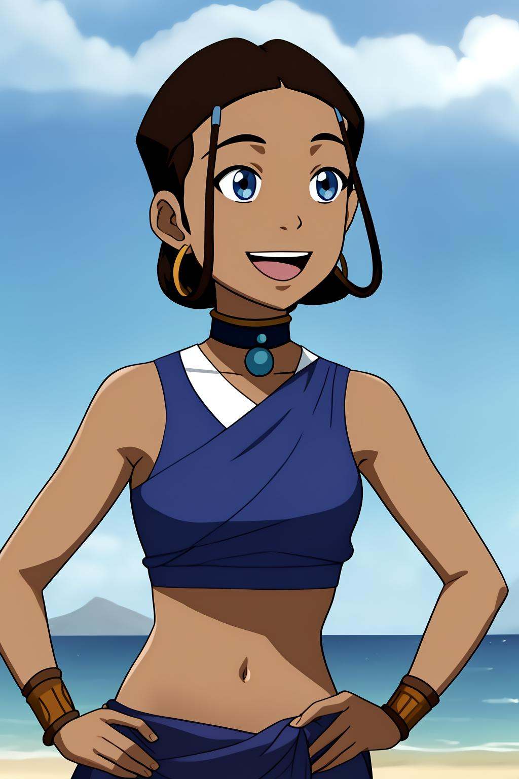 katara,  catoon_style,  1girl on Tensor.Art