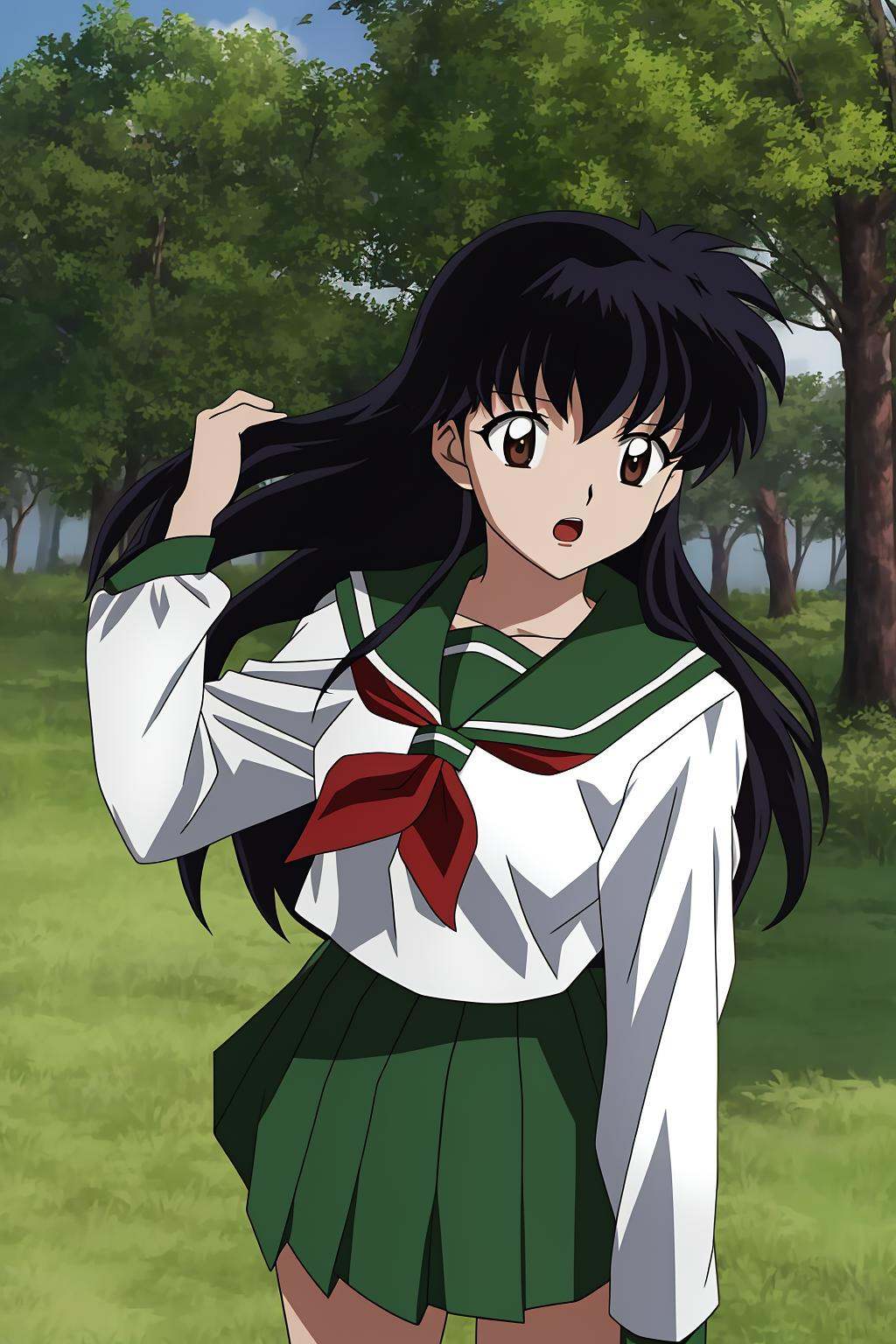 kagome,  1girl,  solo on Tensor.Art