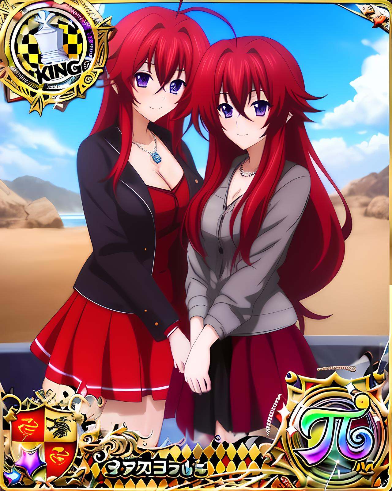 pi_card,  multiple_girls,  long_hair on Tensor.Art