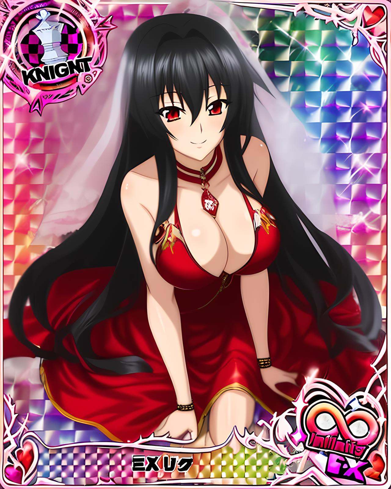 infinityex_card,  holocard_background,  1girl on Tensor.Art