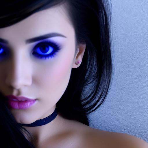 25yo woman,  clothes,  blueeyeglow on Tensor.Art