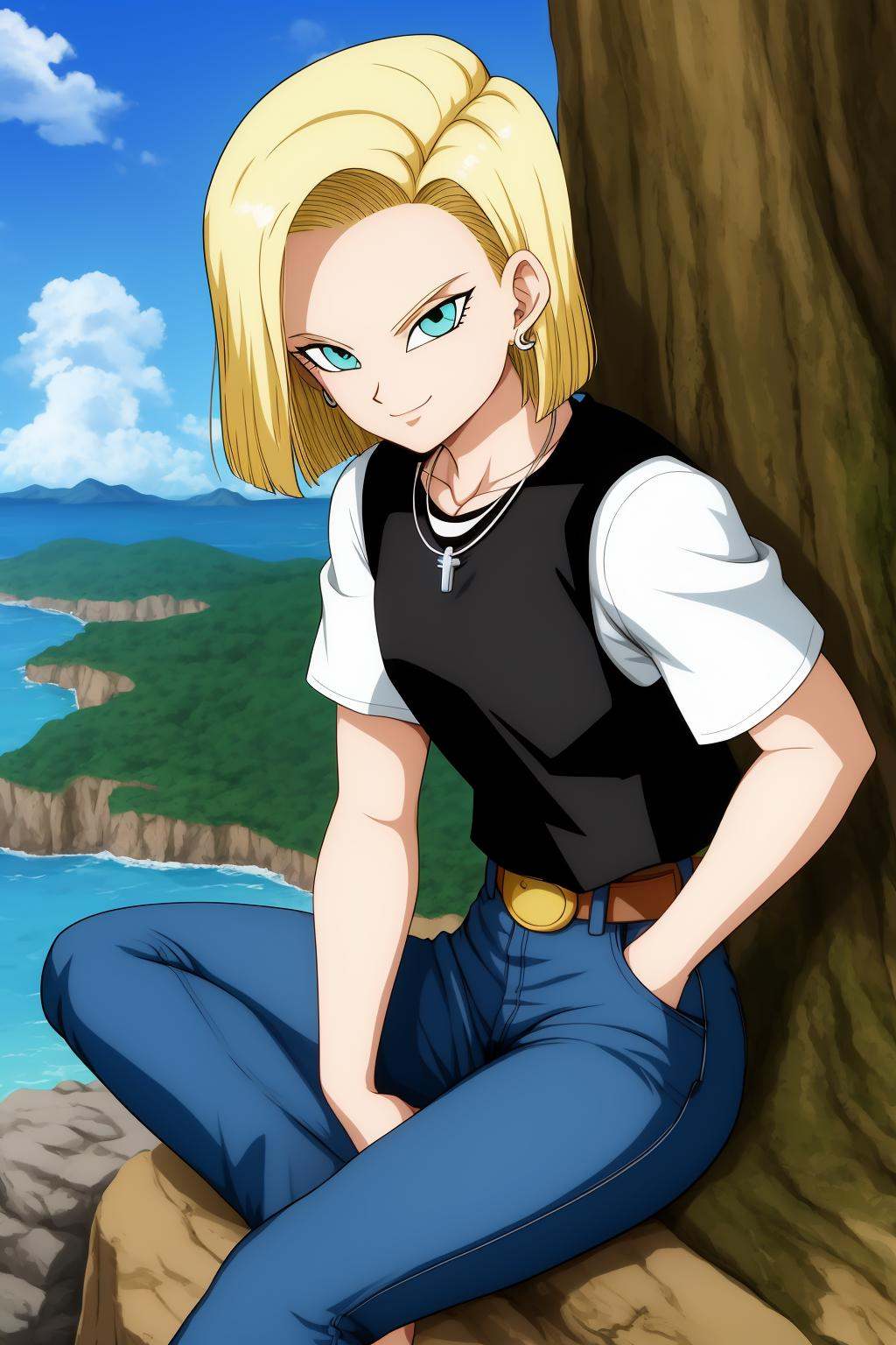 android18,  1girl,  solo on Tensor.Art