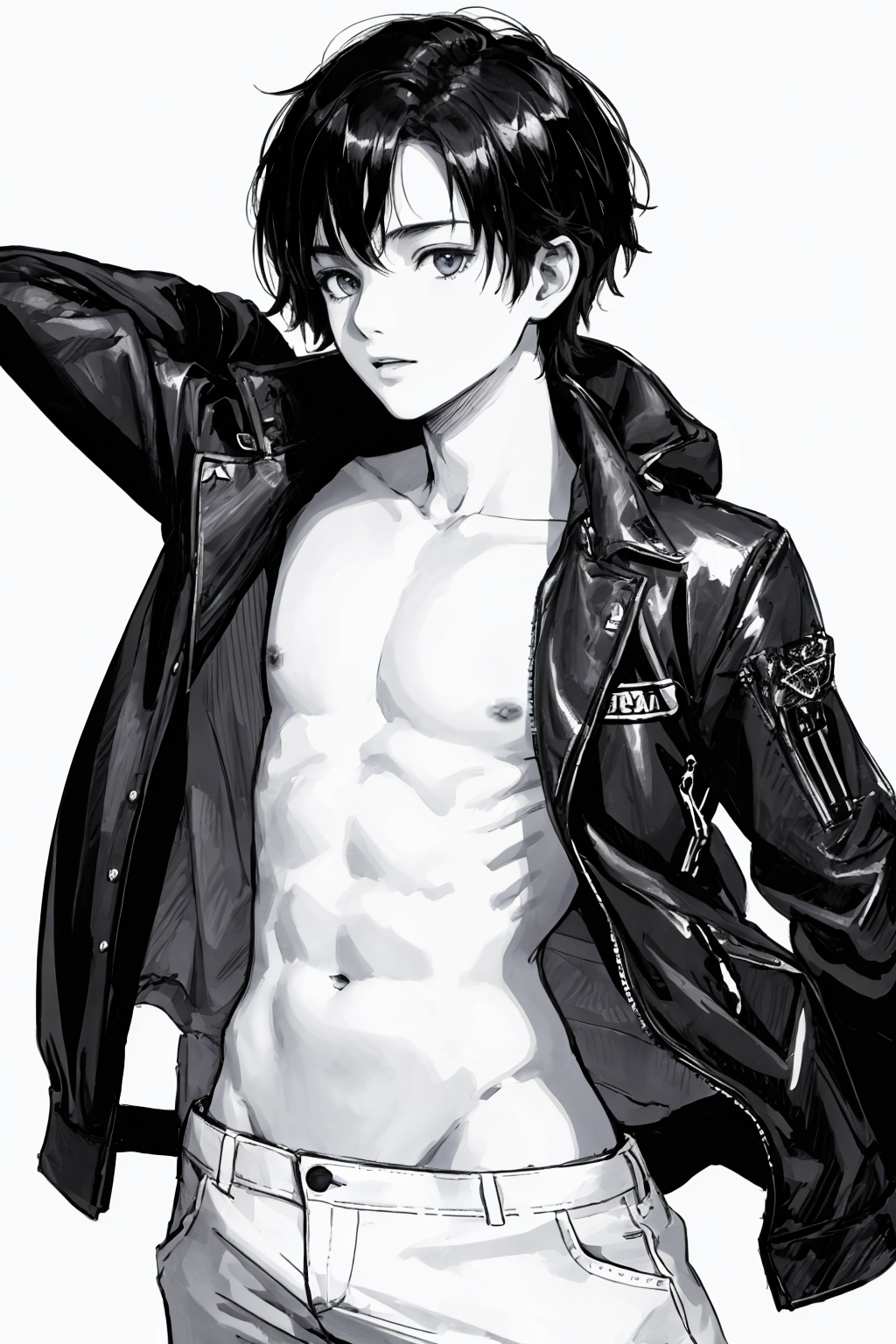 (hyper detailed),  White background,  1boy by mooyou on Tensor.Art