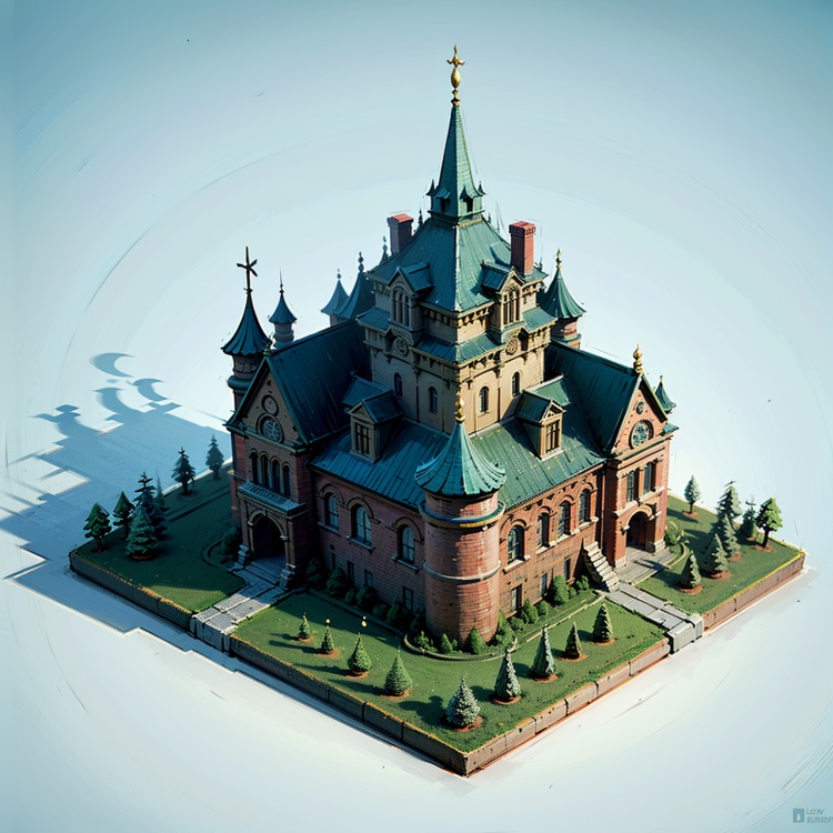 AiArtV - Isometric Style by Ai Art Vision on Tensor.Art