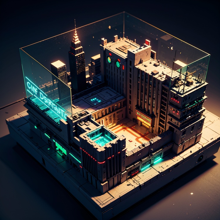 AiArtV - Isometric Style by Ai Art Vision on Tensor.Art