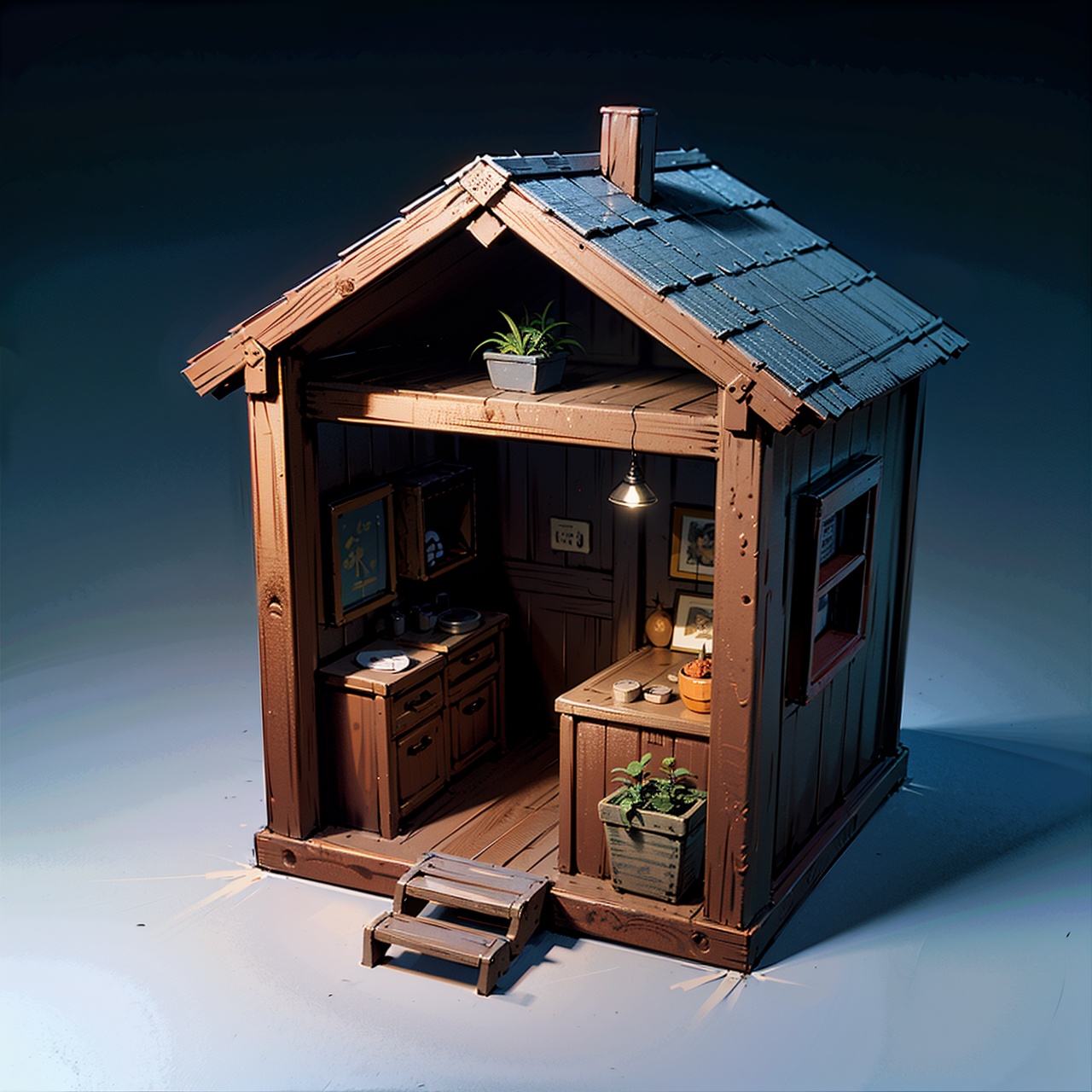 best quality,  small house ,  isometric view by Ai Art Vision on Tensor.Art
