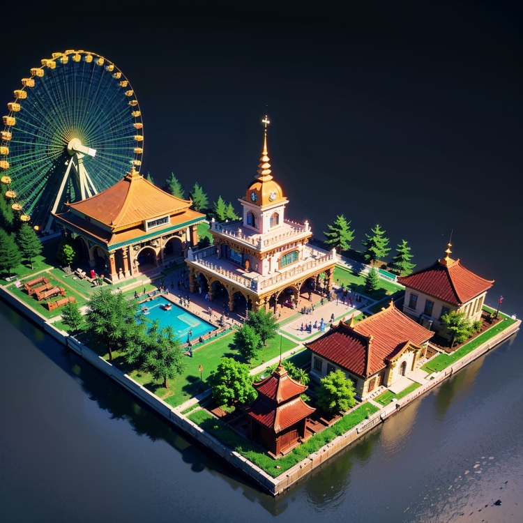 AiArtV - Isometric Style by Ai Art Vision on Tensor.Art