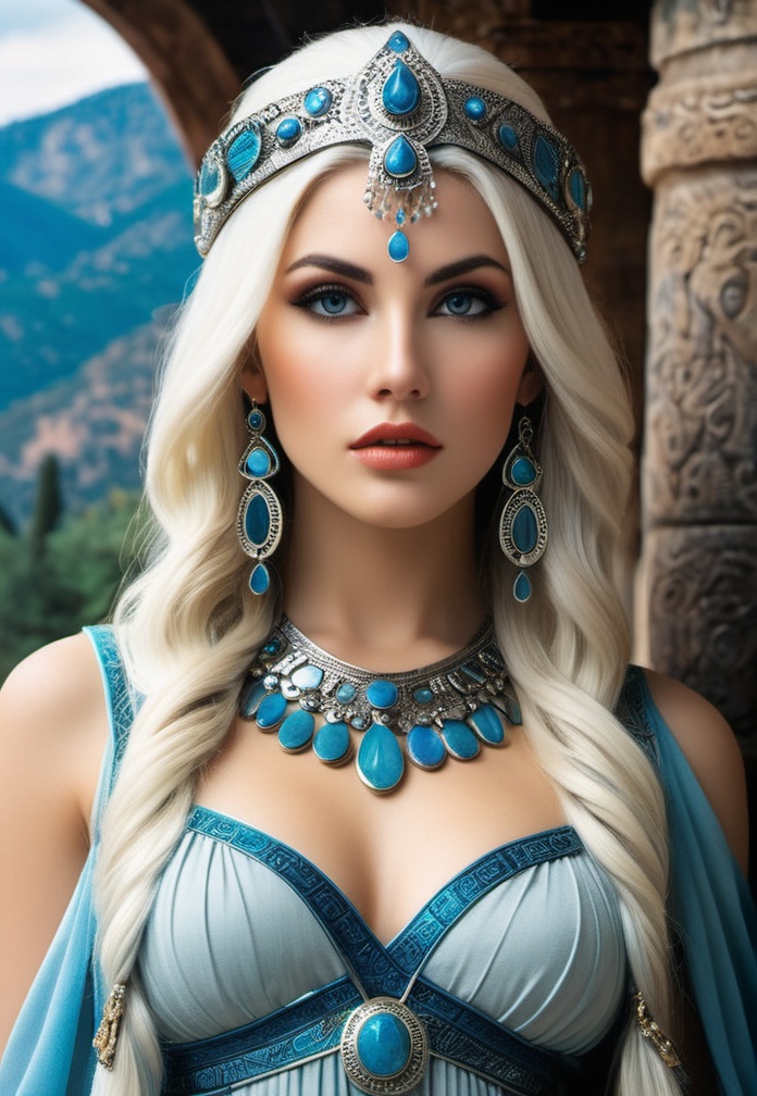 "Transport yourself to the ancient city of Delphi,  where the Delphic Oracle holds court. Paint a picture of the Oracle's...