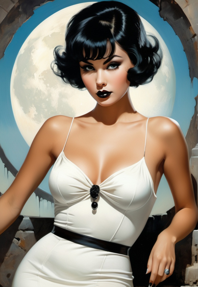Digital illustration by Frank Frazetta,  Boris Vallejo,  Keith A. Parkinson on Tensor.Art